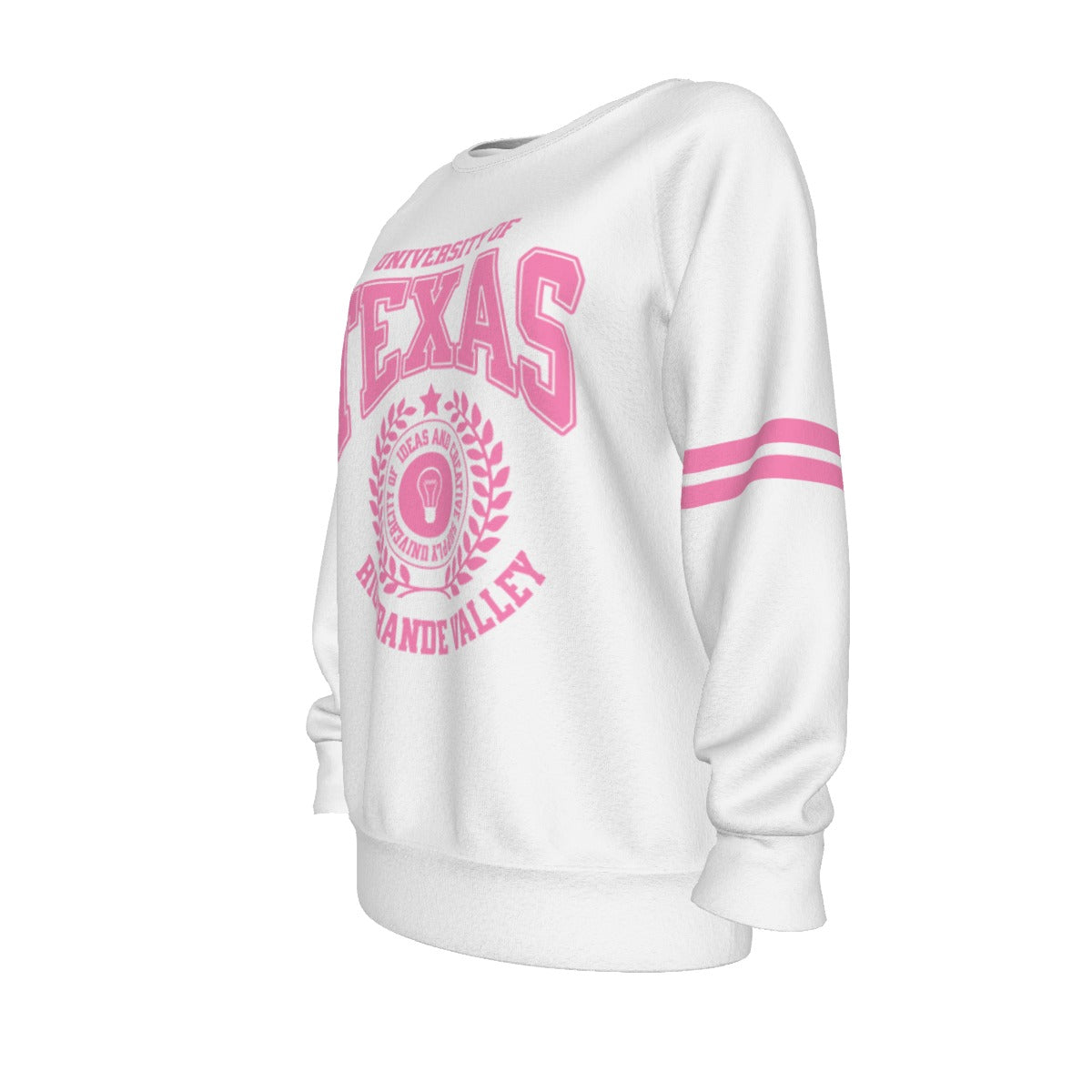Pink Collegiate Crewneck