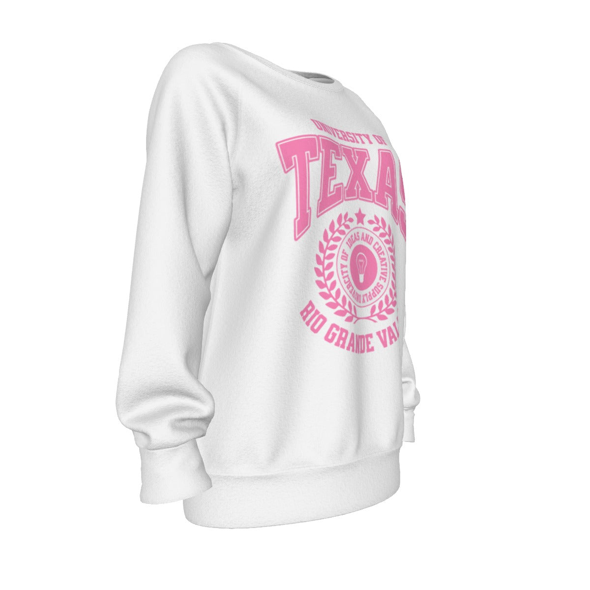 Pink Collegiate Crewneck