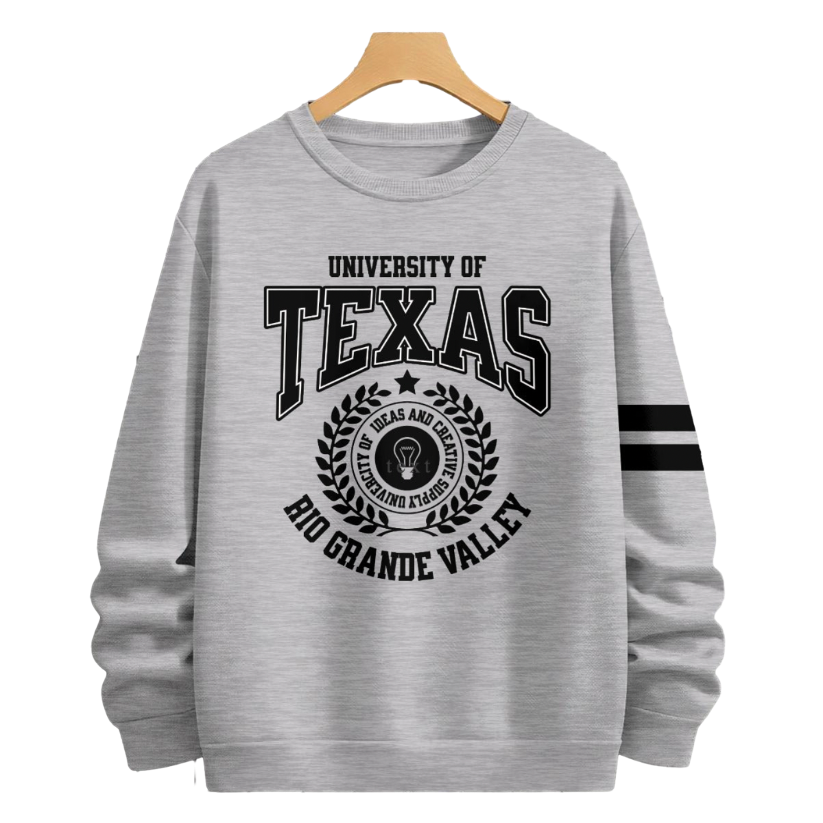 Platinum Gray Collegiate Crewneck